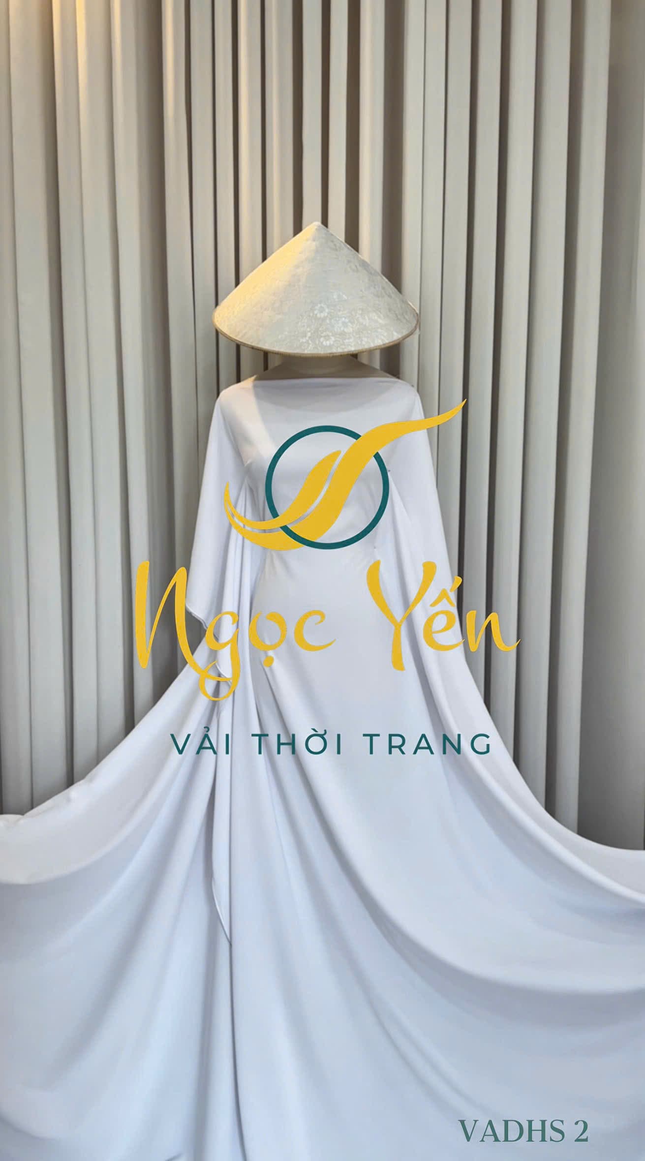 VADHS 2-Vải áo lụa ruby trắng tinh